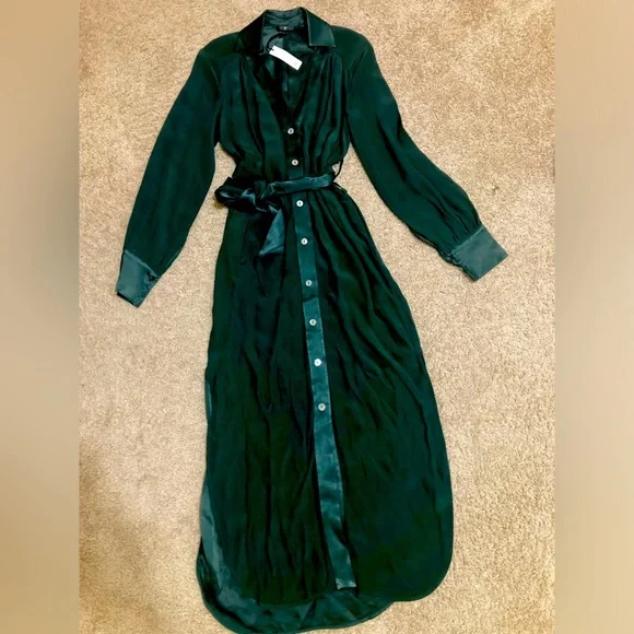 BANANA REPUBLIC FELISA MIDI SHIRTDRESS - Picture 6 of 7